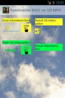 km/L vs. US MPG GasolineSter screenshot 1