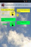 US MPG vs. km/US gal GasolineSter capture d'écran 1