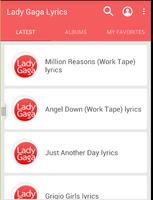 Lady Gaga Lyrics 海报