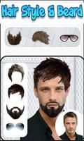 Men Hair Style & Beard Photo Editor Plakat