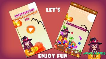 SWEET BABY GIRL BUBBLE HALLOWEEN FUN постер