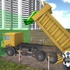 camión simulador: construcción icono