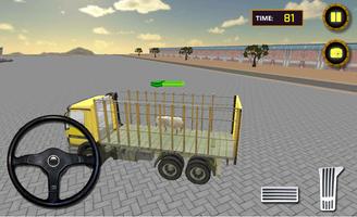 Farm Animals Transporter Truck captura de pantalla 1