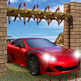 real rapid carro escapar stunt ícone