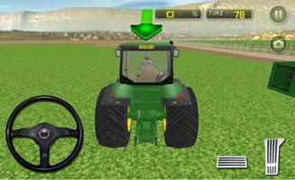 köy çiftlik traktör sürücü sim Ekran Görüntüsü 2