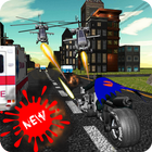 Super Hero Bat Bike Racing Driver Simulation icône