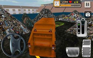 Ville Truck Garbage Cleaner 3D capture d'écran 2