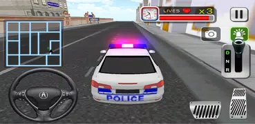 pazzo polizia auto autista