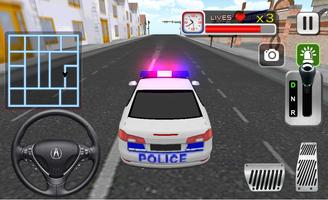 Szalony Police Car kierowcy screenshot 1