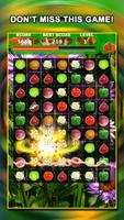 Jewel Star Fruit Bomb & Vegetables Match 3 capture d'écran 1