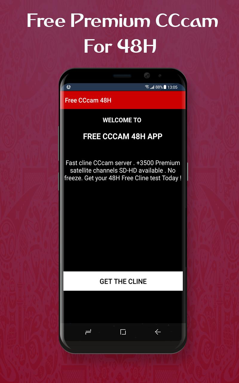 Free cccam for 48h APK pour Android Télécharger