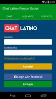 Chat Latino Rincon Social Affiche