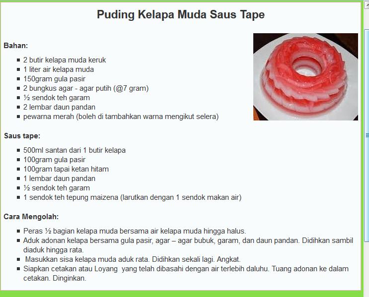 30 Resep Puding Special For Android Apk Download
