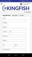 Kingfish - Kundregister syot layar 2