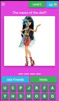 Monster High doll.GuessTheName imagem de tela 2