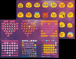 IQQI Keyboard - Color Emoji, E 海报