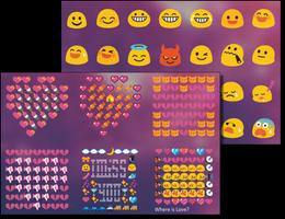 IQQI Keyboard - Color Emoji, E Poster