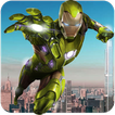 Grand Iron Superhero Flying Robot City Rescue 2018