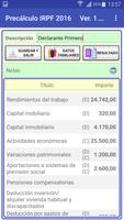 Precálculo IRPF 2017 capture d'écran 2
