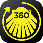 Camino de Santiago 360º-icoon