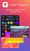 Colorful Emoji Keyboard EN पोस्टर