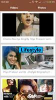 Priya Prakash varrier Videos & photos(Viral girl) capture d'écran 1