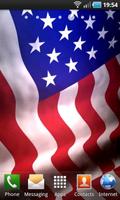 Animated American Flag LWP capture d'écran 2