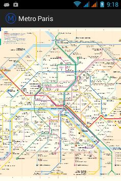 metro paris poster