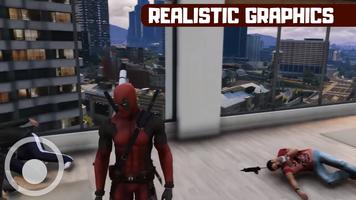 Ultimate Deadpool Simulator 3D Plakat