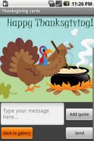 1 Schermata Thanksgiving cards