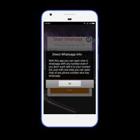 Direct in Whatsapp - Direct chat without contact capture d'écran 3