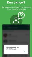Direct in Whatsapp - Direct chat without contact capture d'écran 2