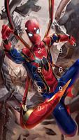 iron spider suit  wallpaper lock স্ক্রিনশট 1