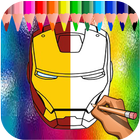 How to Draw Iron Man Easy step icône