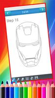 How to Draw Iron Man Easy step capture d'écran 1