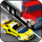 Blocky Speed Racing: Highway Traffic Racer icône