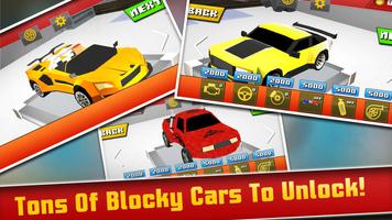 Blocky Speed Racing: Highway Traffic Racer capture d'écran 1