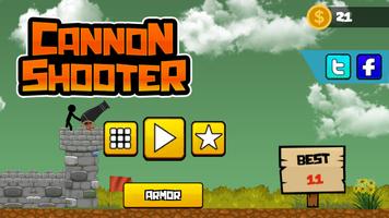 Stickman Cannon Shooter Affiche