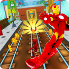 Iron Hero Surfer: Free avengers ironman game icône
