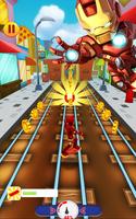 Iron Hero Surfer: Free avengers ironman game screenshot 2