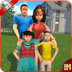 Virtual Happy Family: Indian Family Life Adventure simgesi