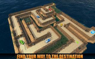 Modernes Autoparken im Labyrinth 3D Screenshot 1
