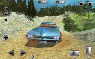 Amerikan Klasik Kas Araba 3D: Offroad Macera Ekran Görüntüsü 2