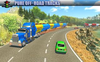 Tàu chở dầu Long Trailer Truck Simulator-Road Tr ảnh chụp màn hình 2