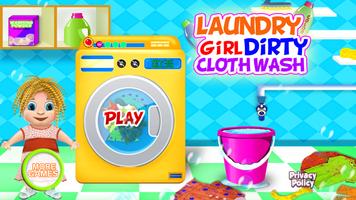 Laundry Games For Girls Washing Games:Ironing Game poster