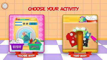 Laundry Games For Girls Washing Games:Ironing Game screenshot 1