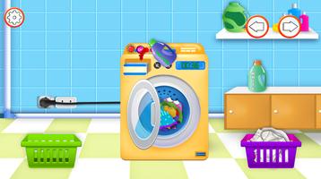 Laundry Games For Girls Washing Games:Ironing Game screenshot 2