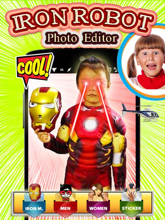 Iron Robot Photo Editor For Android Apk Download - ironman morph roblox