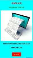 Simulasi Ujian Pengadaan Barang dan Jasa โปสเตอร์