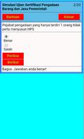Simulasi Ujian Pengadaan Barang dan Jasa screenshot 3
